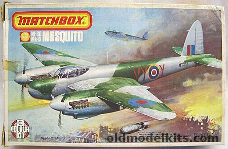 Matchbox 1/72 Mosquito NF30 or Mk IX - 85 Sq RAF Swanington 1944 or 105 Sq RAF Marnham 1943, PK116 plastic model kit